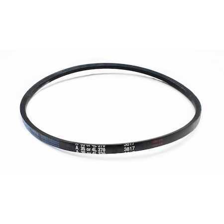 D&D A35/4L370 Classical V-Belt, 37 in Outside Length, 1/2 in Top Width, 1 Ribs A35/4L370